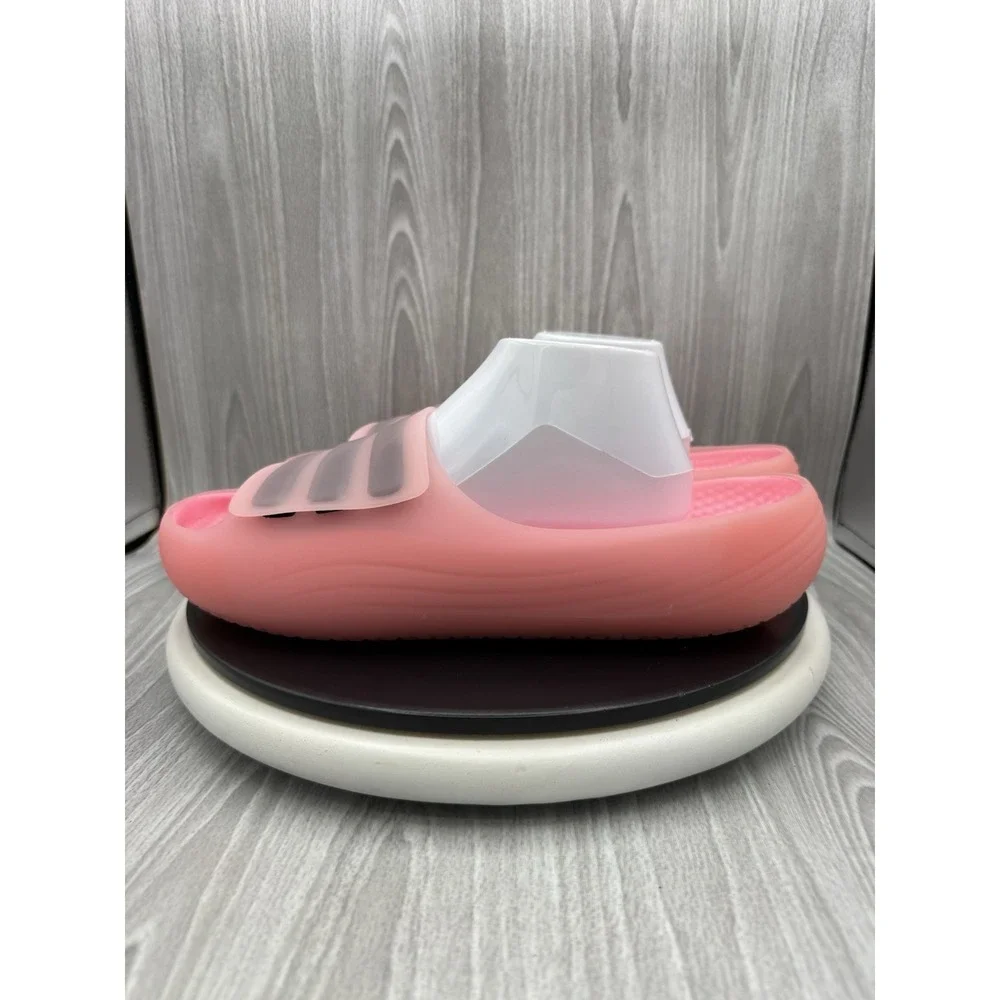 Adidas Originals Adislide Mens Size 10 Pink Black Slip On Slide Comfort JP6300